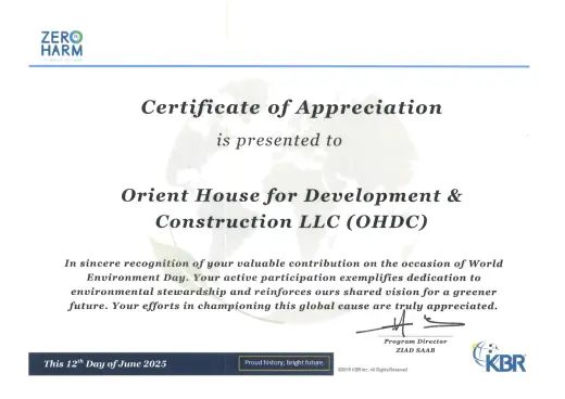 Document from KBR (Zero Harm)